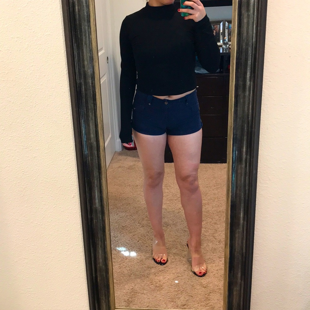 Blue shorts